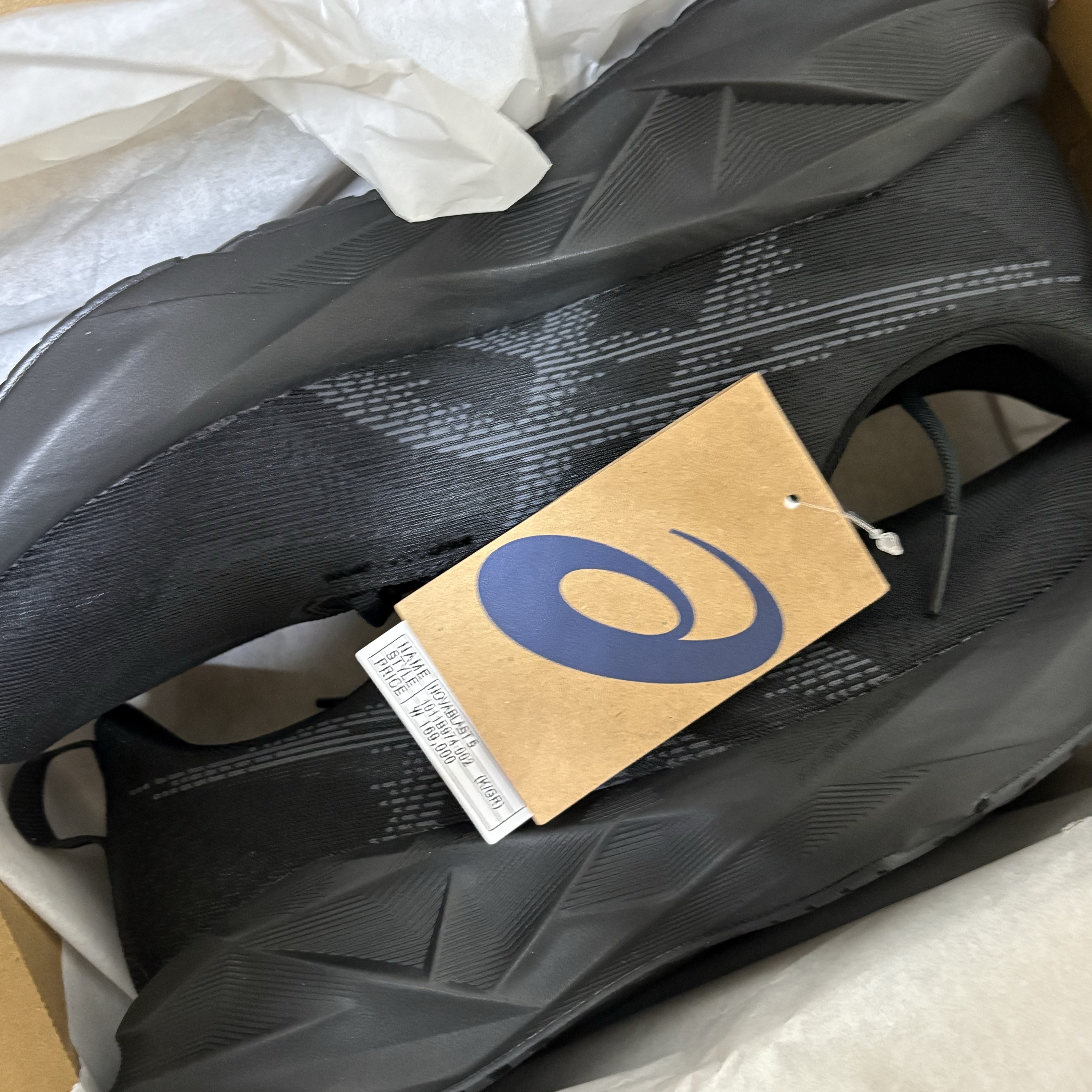 Asics Novablast 5 Black Carrier Grey 착용 스타일