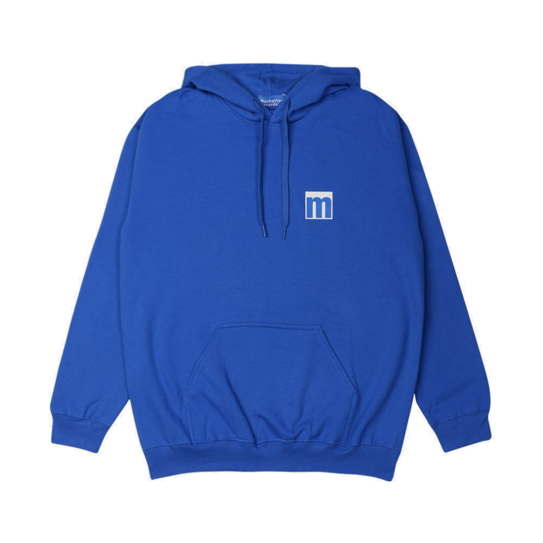 맨하탄 레코즈 플래그쉽 로고 후디 - 블루(Manhattan Records Flagship Logo Hoodie - Blue)