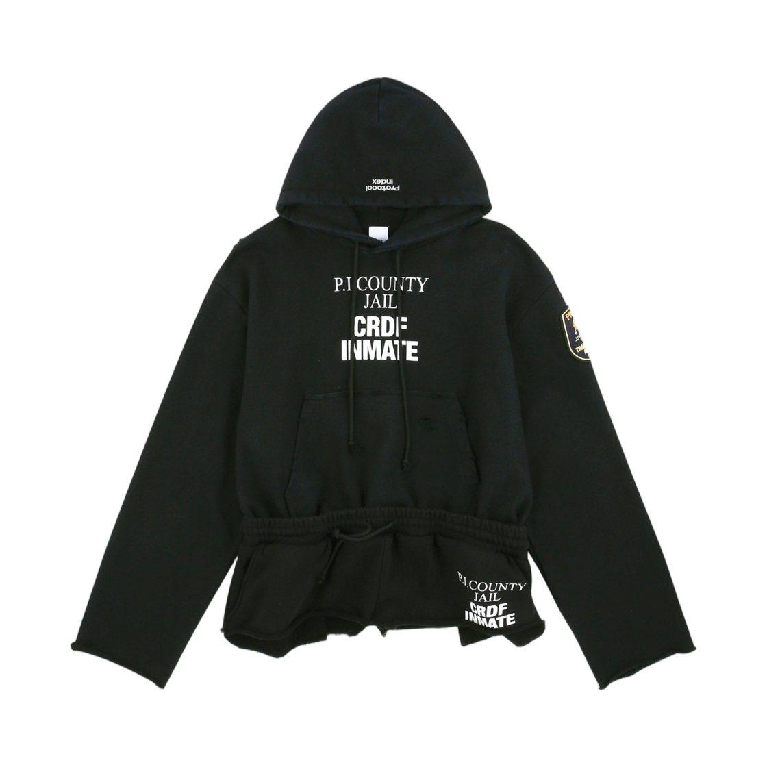 프로토콜 인덱스 하이브리드 스웨트팬츠 후드 블랙(Protocol Index Hybrid Sweatpants Hoodie Black)