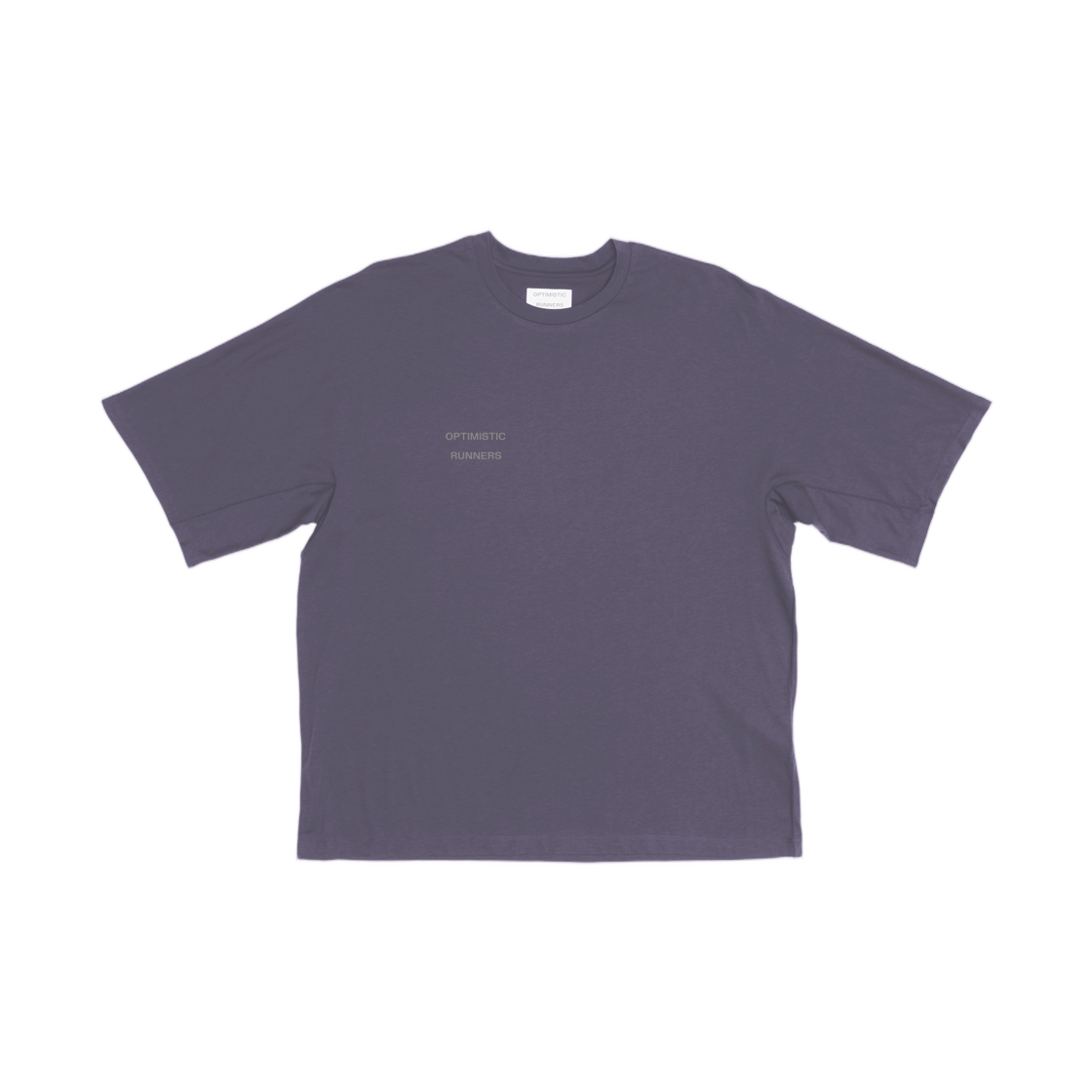 옵티미스틱 러너스 러닝 코튼 티셔츠 블루베리(Optimistic Runners Running Cotton T-Shirt Blueberry) - 1