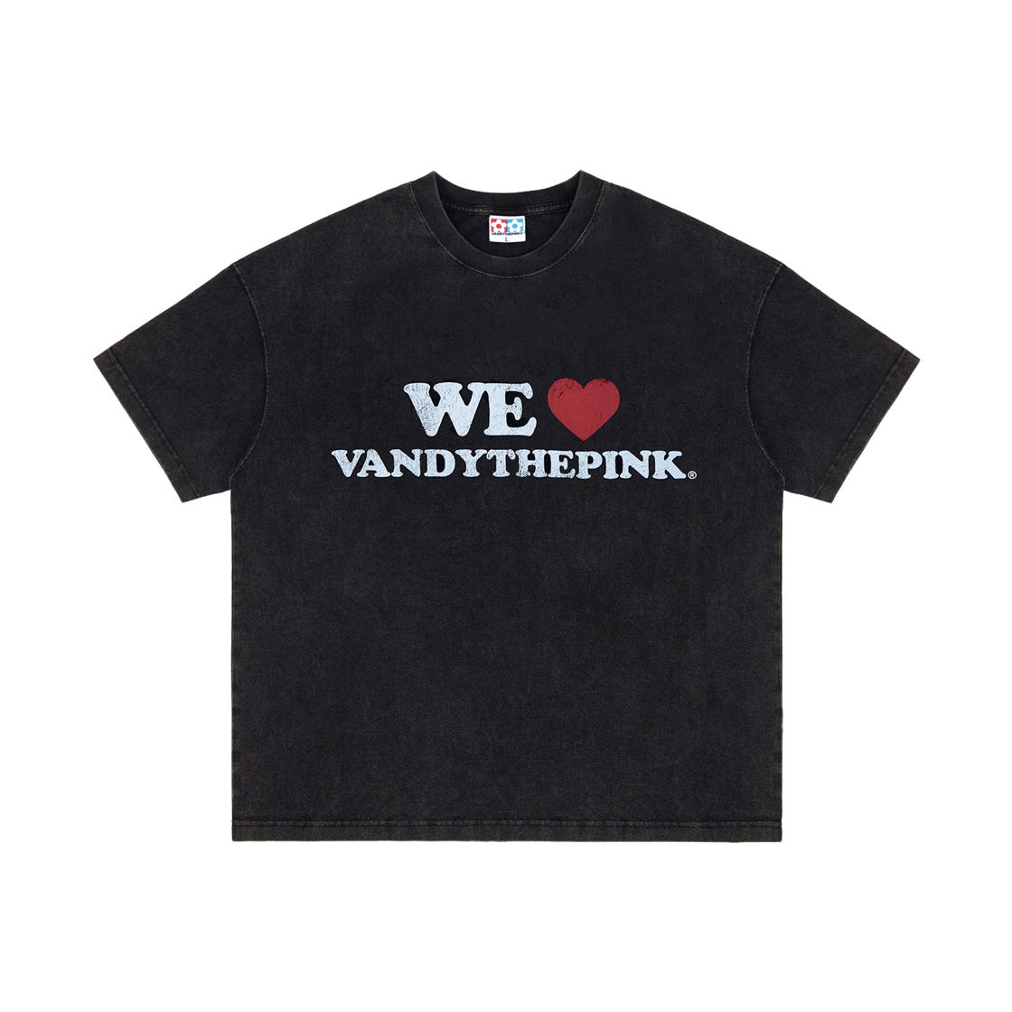반디 더 핑크 위 러브 VTP 티셔츠 블랙(Vandy The Pink We Love VTP T-Shirt Black)