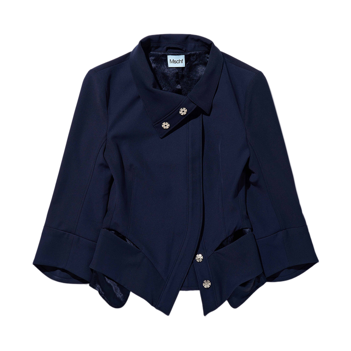 - (W) Mischief Slimline City Jacket Navy