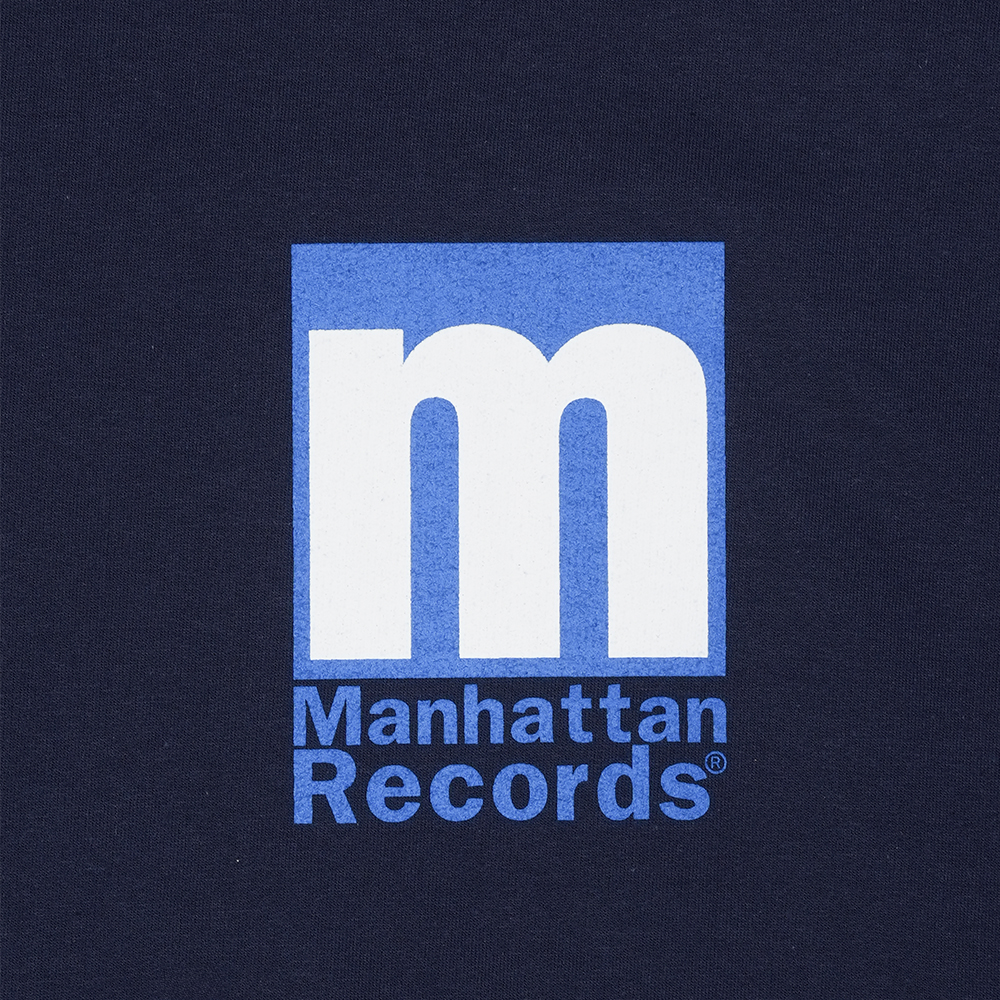 맨하탄 레코즈 박스 로고 크루넥 - 네이비(Manhattan Records Box Logo Crew Neck - Navy) - 4