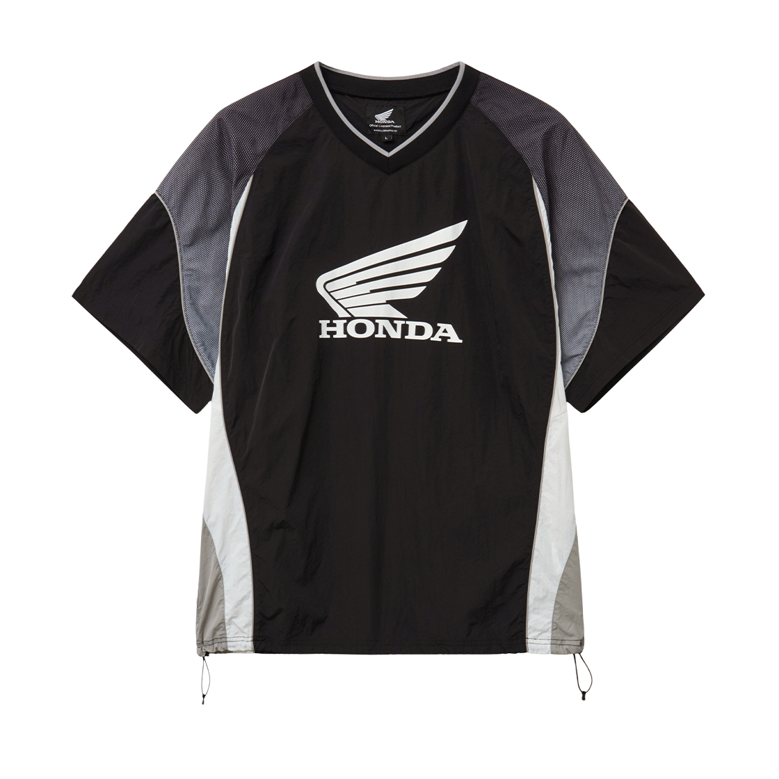 혼다 스피드 트랙 나일론 티셔츠 올 블랙(Honda Speed Track Nylon T-Shirt All Black)