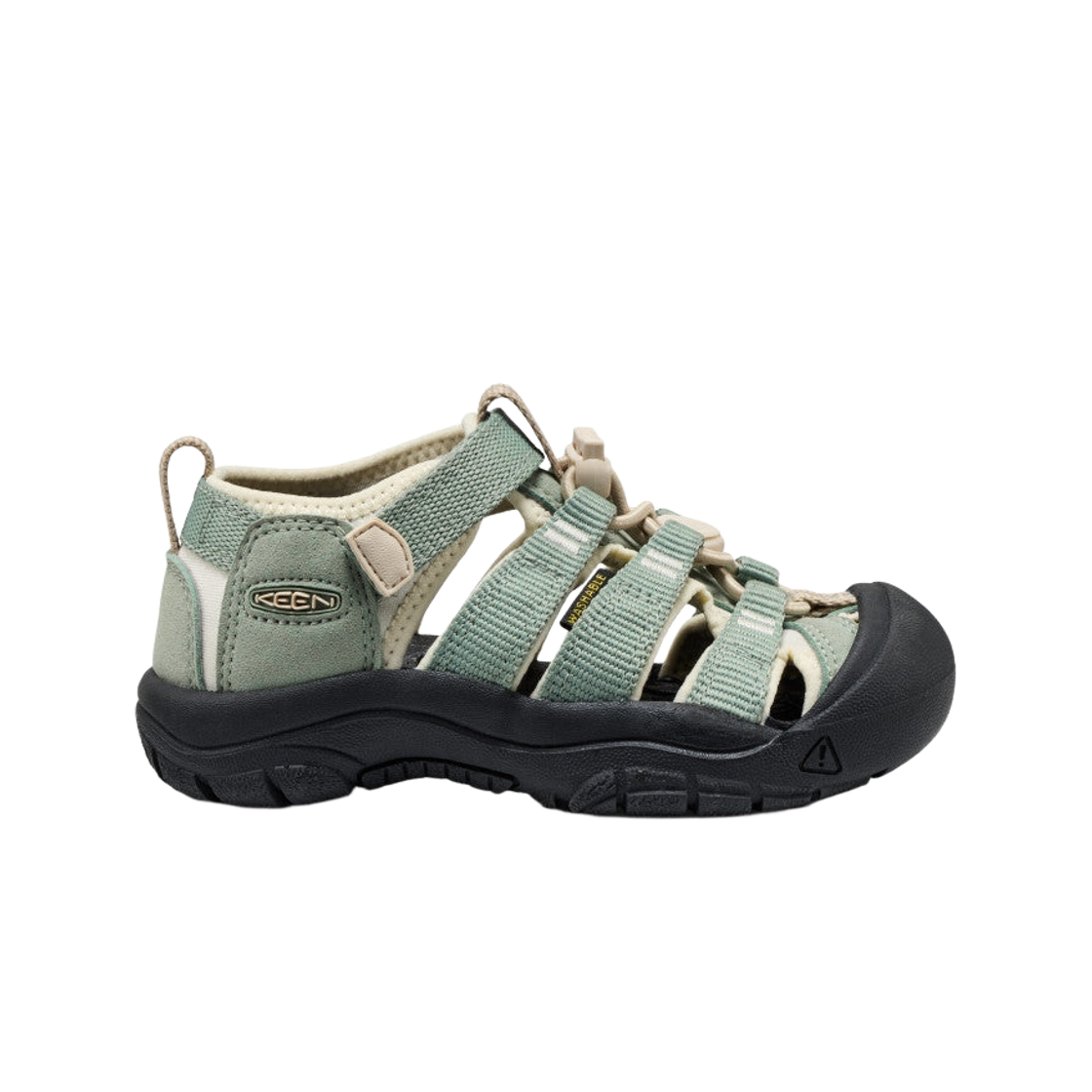 1032135 (Kids) Keen Newport H2 Lily Pad Black