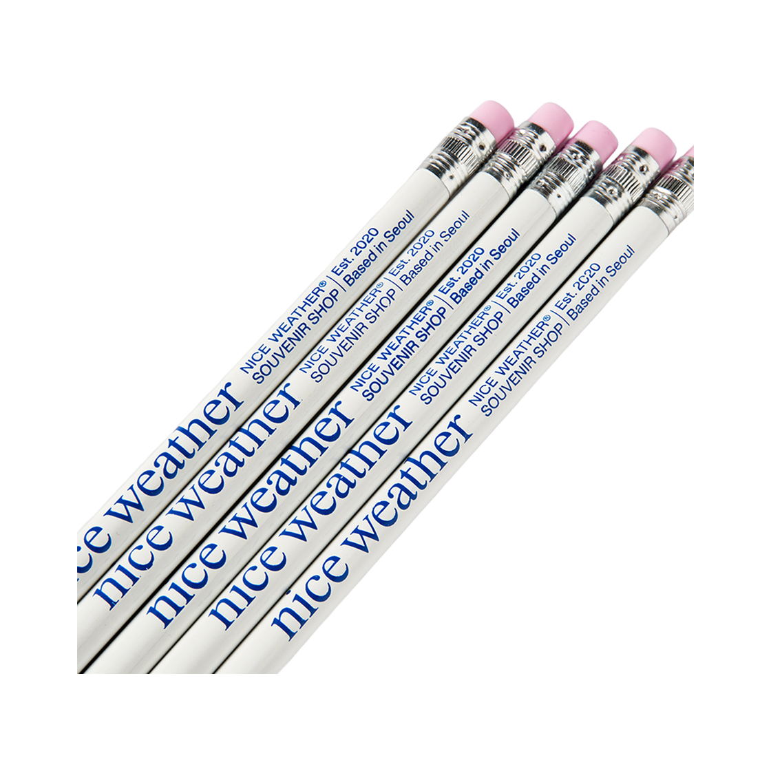 나이스웨더 수베니어 연필 세트 화이트(Nice Weather Souvenir Pencil Set White) - 3