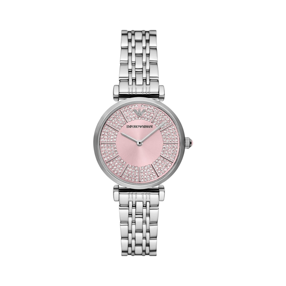 AR11686 (W) Emporio Armani Quartz Two-Hand 32mm Stainless Steel Pink Silver