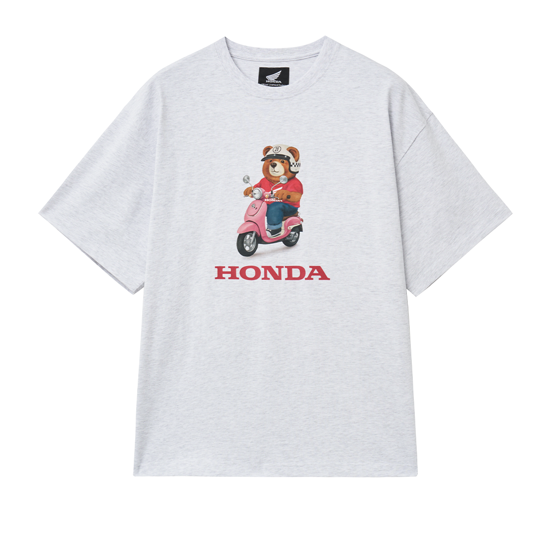 HGM1SS324BLG Honda Giorno Bear Short Sleeve Light Gray