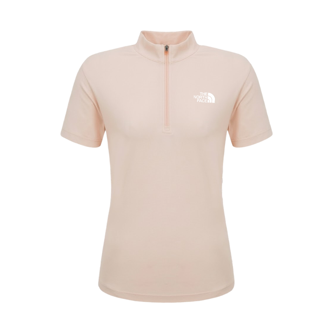 NT7KS30B (W) The North Face  Ice Flex S/S Zip T-Shirt Pale Peach - 26SS
