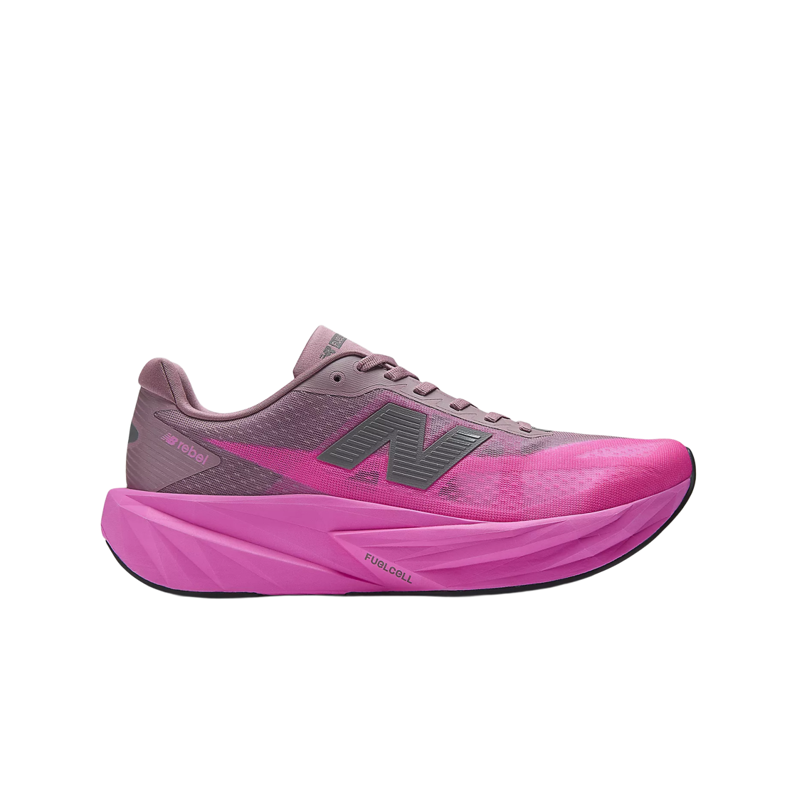 MFCX30X New Balance FuelCell Rebel v5 Pink Heat Rosewood - 2E Wide