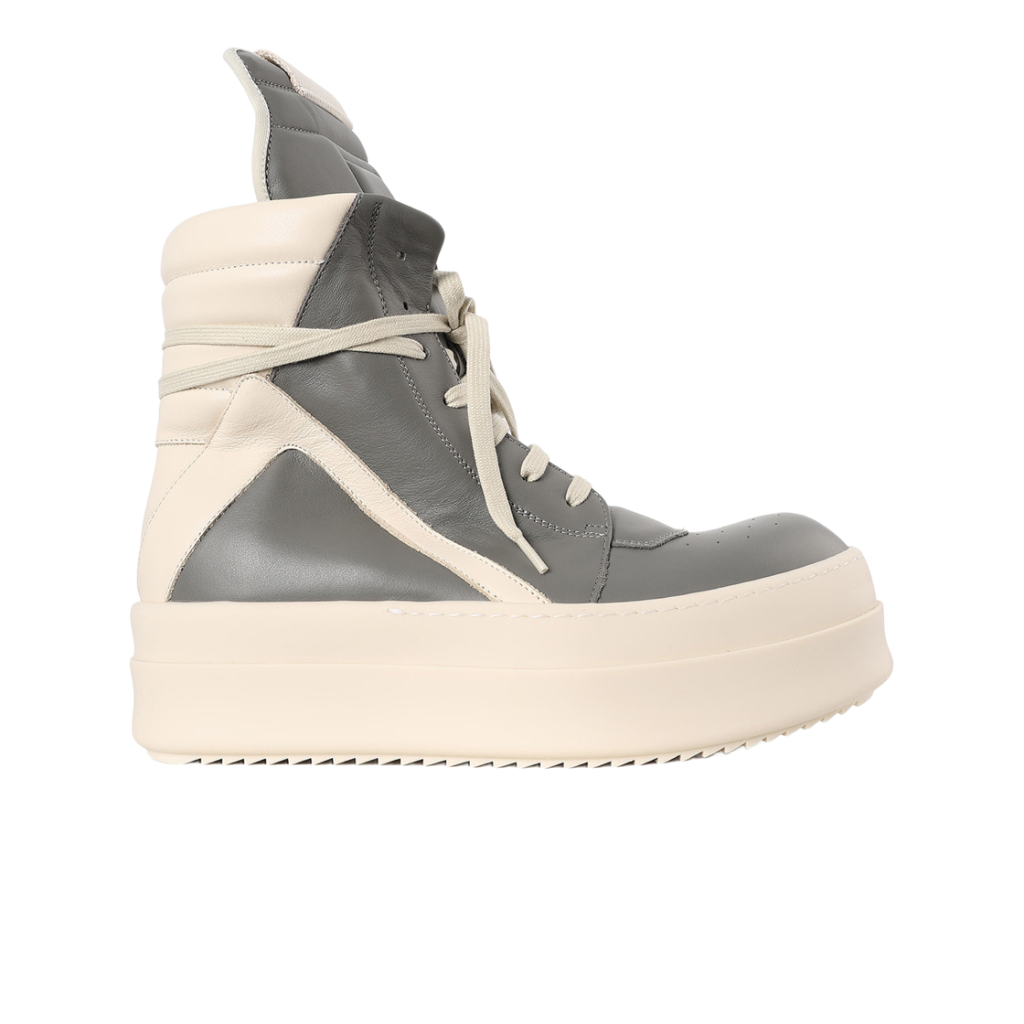 RU01F2868LCO-3511 Rick Owens Mega Bumper Geobasket Euca Milk