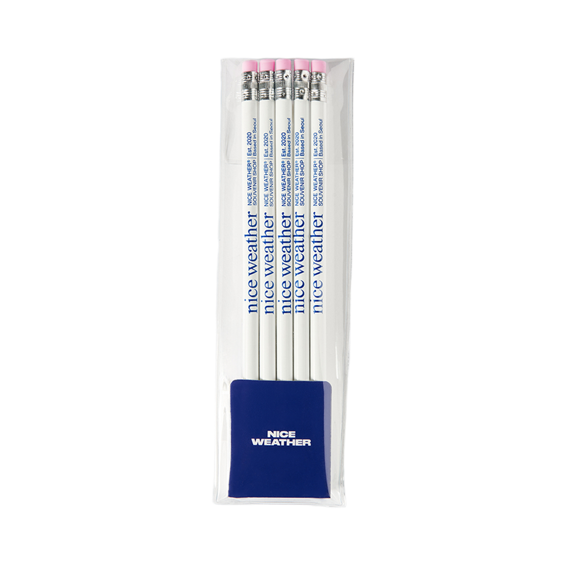 나이스웨더 수베니어 연필 세트 화이트(Nice Weather Souvenir Pencil Set White)