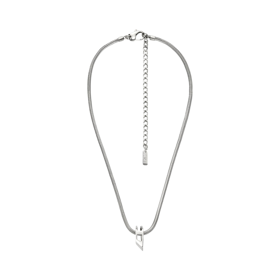 DX167200DJW-01 Diesel Dx167240 Jewellery Stainless Steel Chain Necklace Silver
