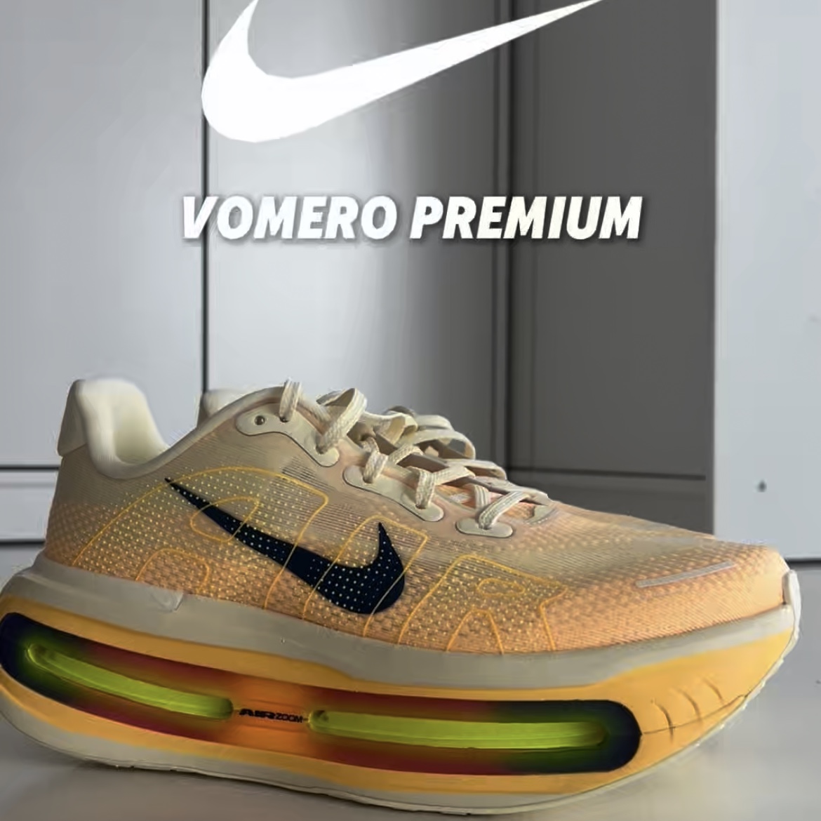 Nike Vomero Premium Alabaster Blue Void 착용 스타일