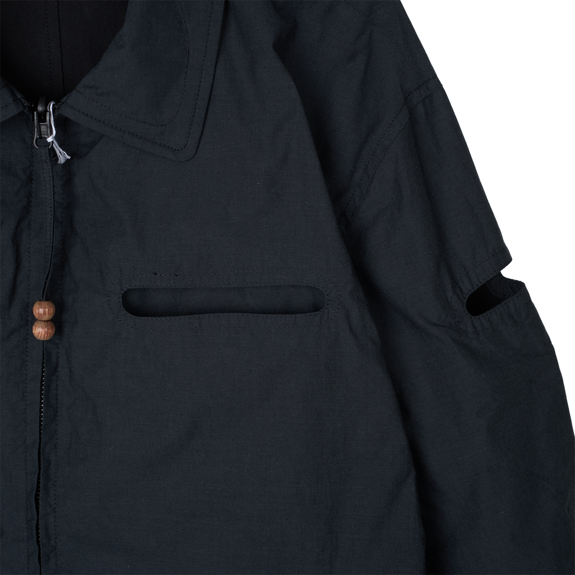 지안 예 팽 자켓 리버시블 블랙 - 26SS(Jian Ye Fang Jkt Reversible Black - 26SS) - 4