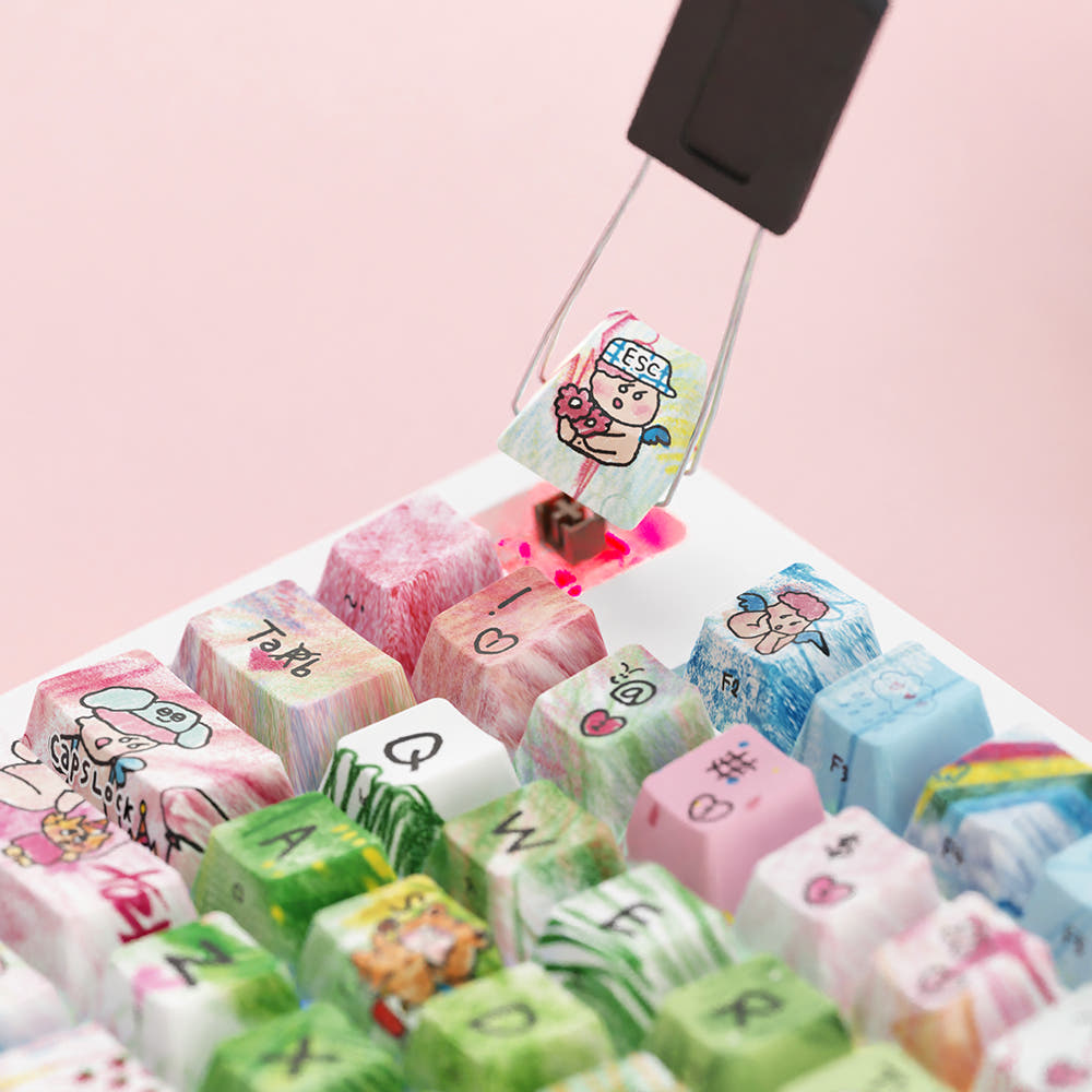 시이닷 네모진 염료승화 한글 PBT 키캡(C.e.dot  Nemojin Hangul PBT Keycaps) - 3