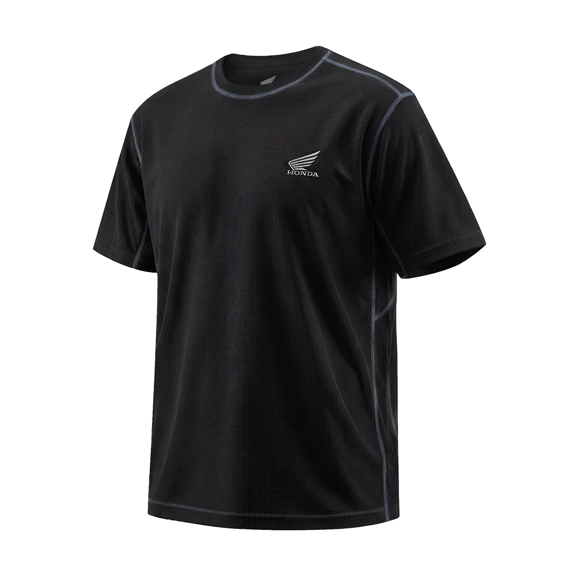 혼다 H-Tech 에어 레이어 시스템 와플 반팔 티셔츠 블랙