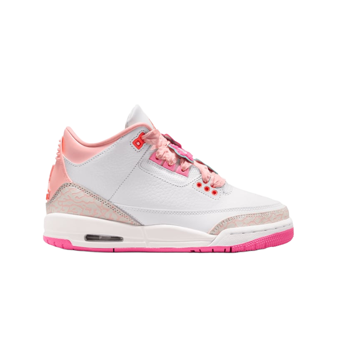 II0599-600 (GS) Jordan 3 Retro Pearl Pink Hyper Orange