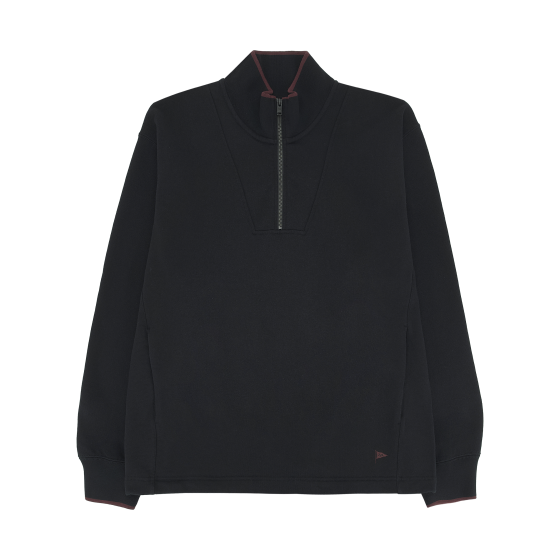 유니클로 x JW 앤더슨 스웨트 하프집 풀오버 블랙(Uniqlo x JW Anderson Sweat Half-Zip Pullover Black)