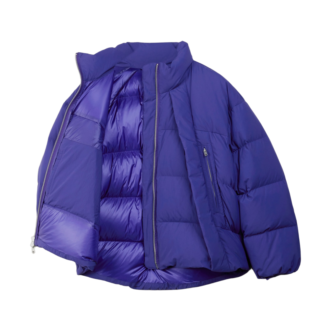 (W) Y-3 퍼퍼 자켓 컬리지에이트 퍼플((W) Y-3 Puffer Jacket Collegiate Purple)