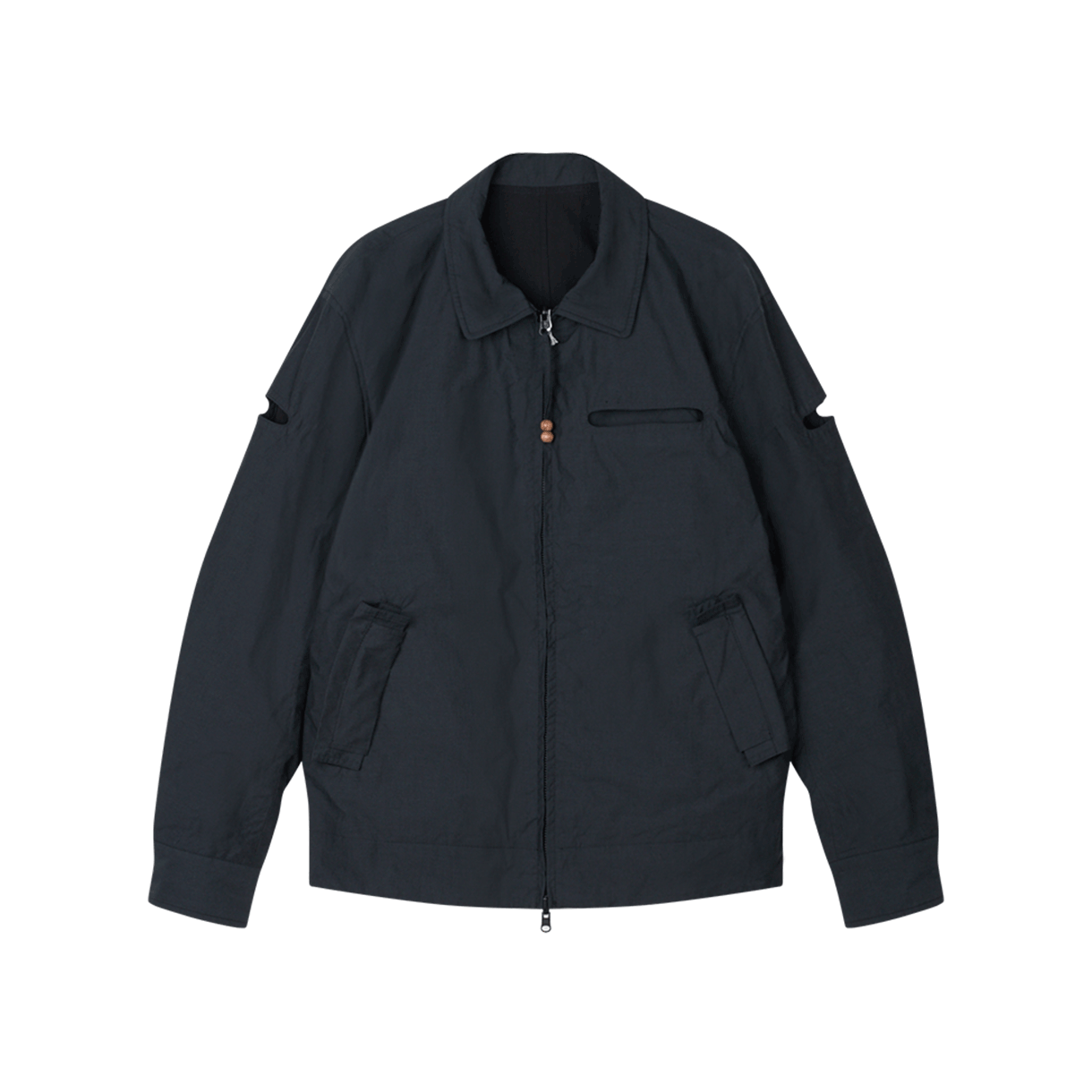 지안 예 팽 자켓 리버시블 블랙 - 26SS(Jian Ye Fang Jkt Reversible Black - 26SS)