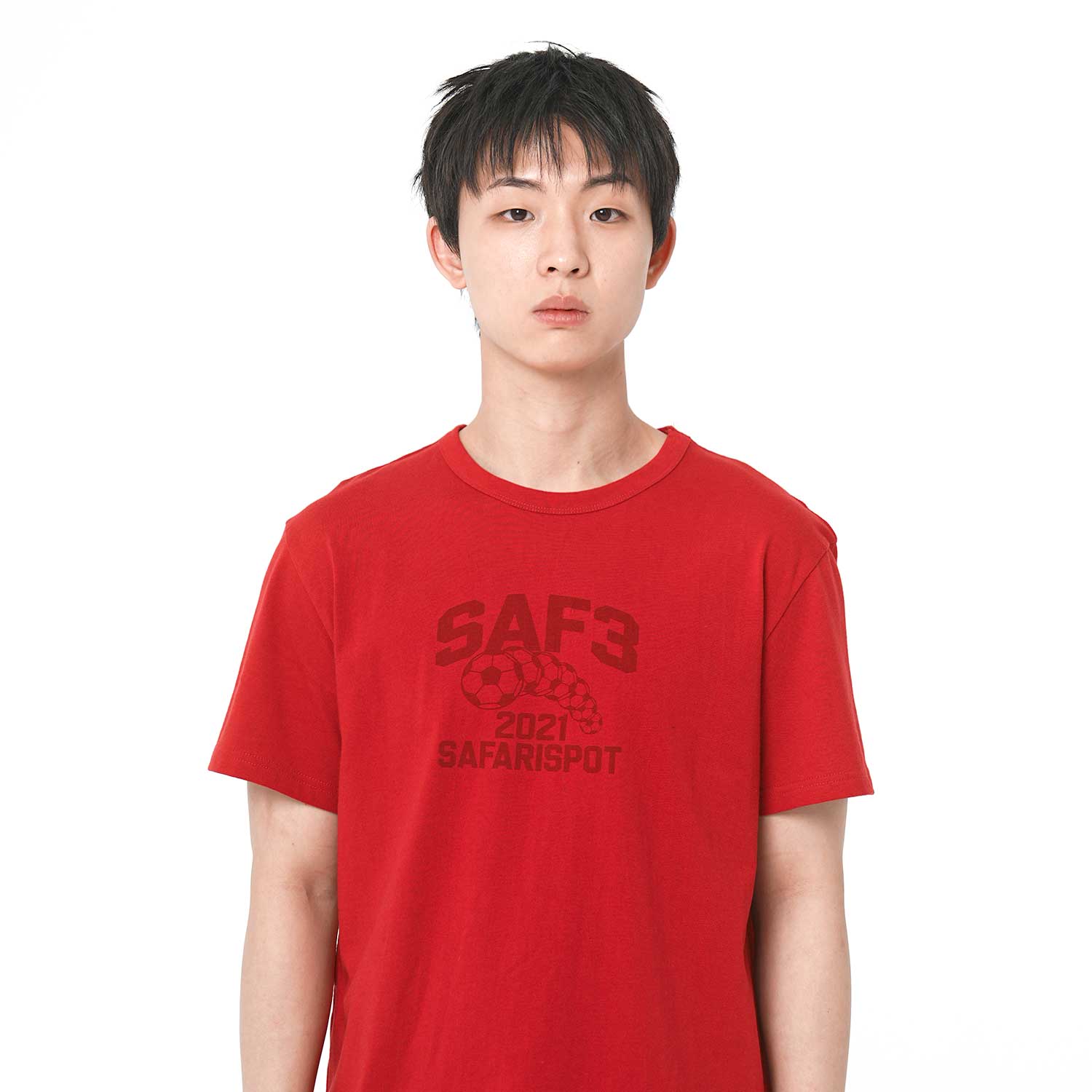 사파리스팟 사프3 비 더 티셔츠 레드(Safarispot Saf3 Be the T-Shirt Red) - 4
