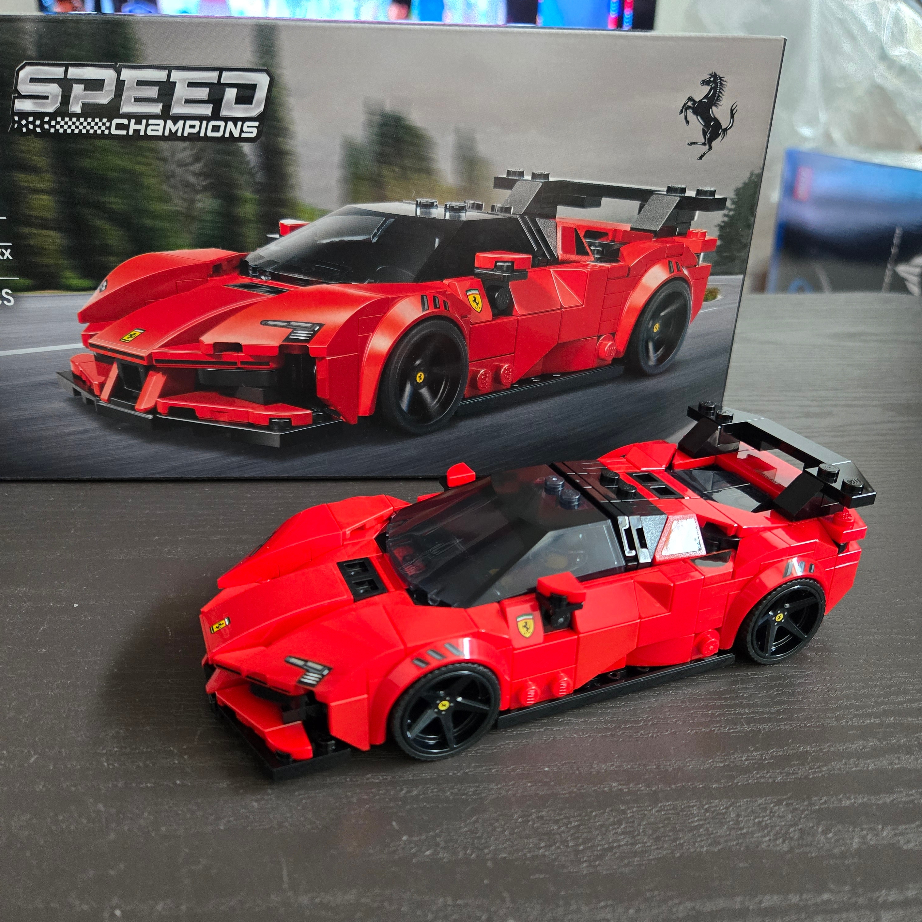 Lego Speed Champions Ferrari SF90 XX Stradale Sports Car 착용 스타일 - 1