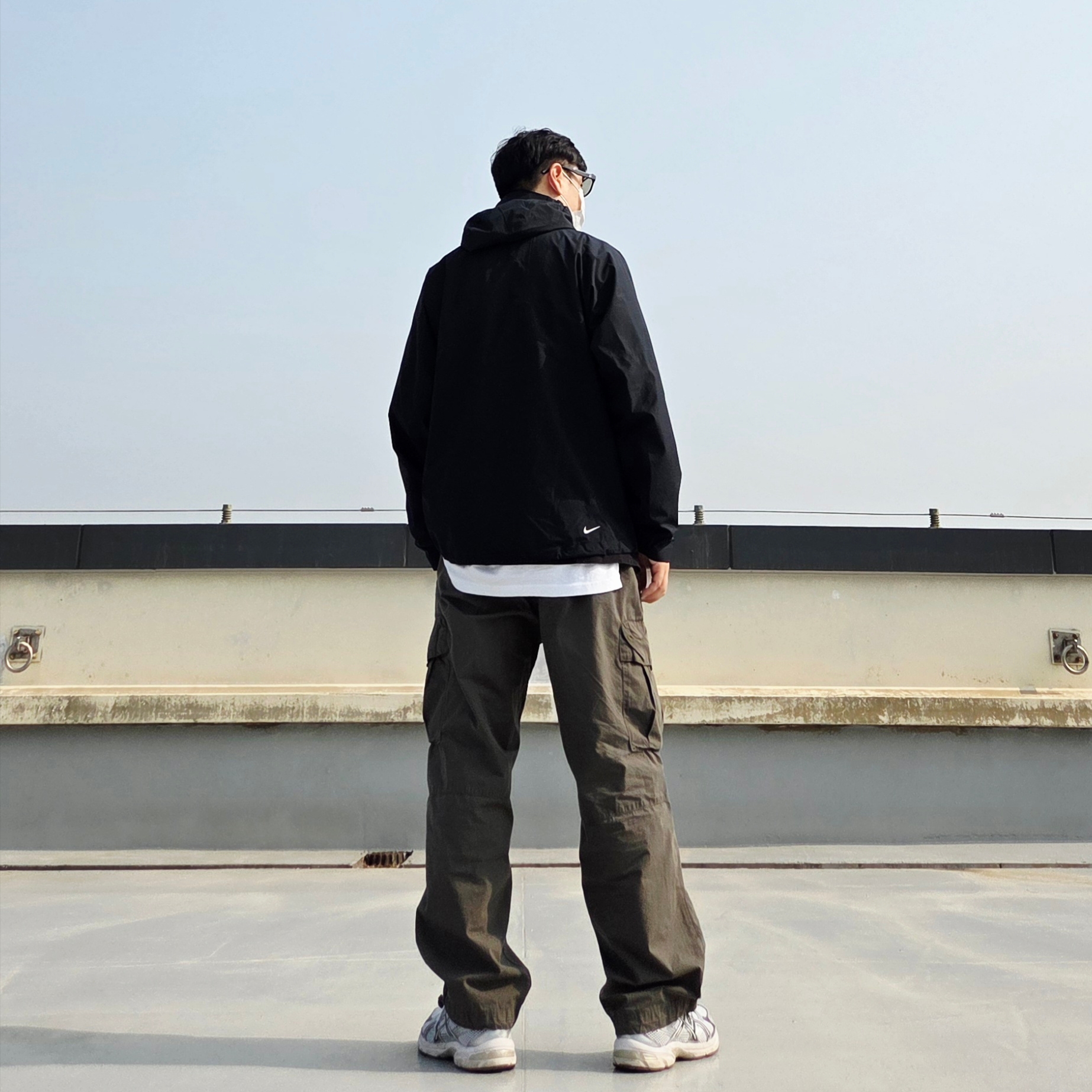 Nike ACG Storm-Fit ADV Cascade Rains Full Zip Jacket Black - Asia, Asics Gel-1130 White Black ์ฐฉ์ฉ ์คํ์ผ - 4