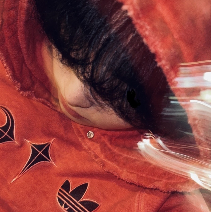 Adidas x Thug Club Sweat Hoodie Power Red - KR Sizing 착용 스타일
