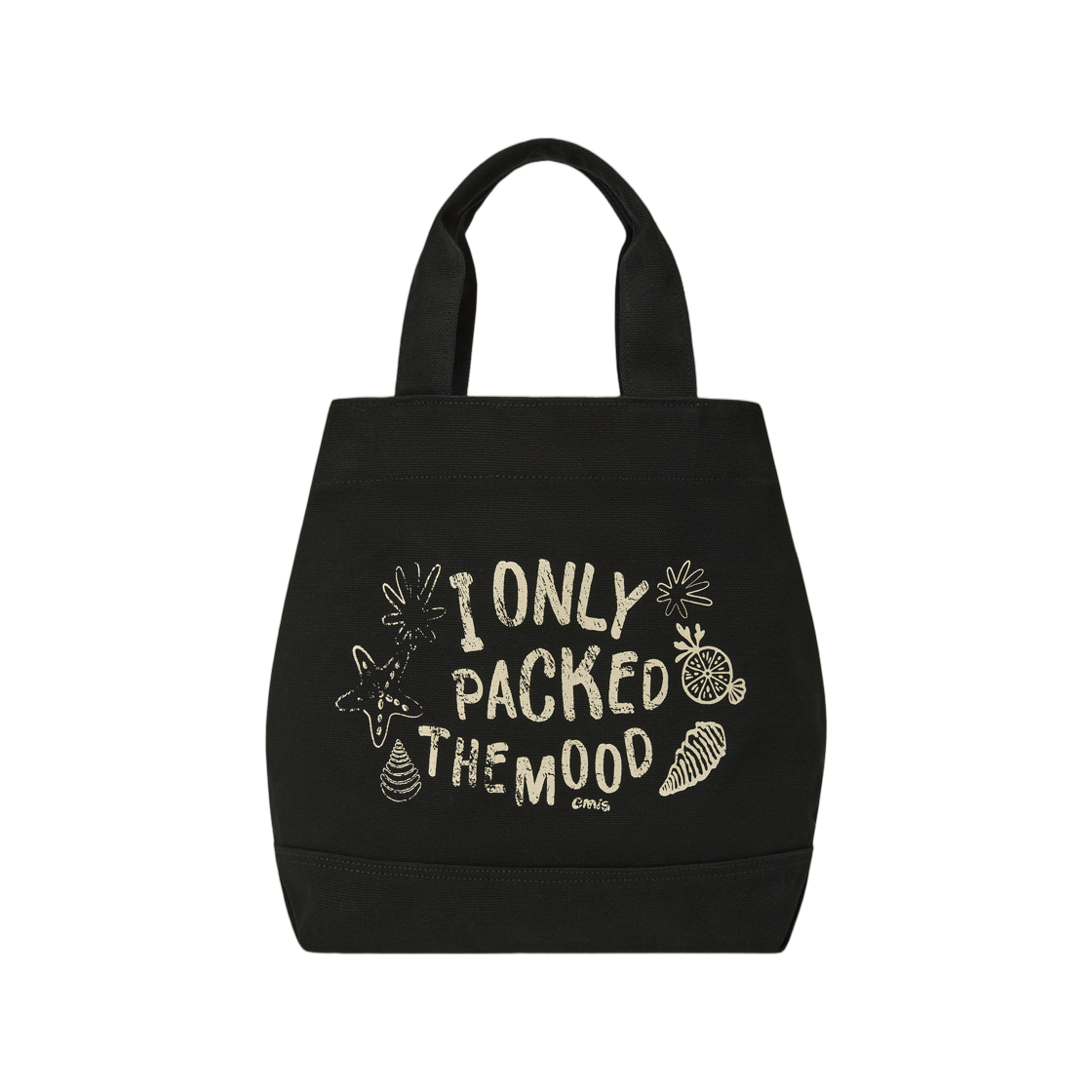 이미스 쿼트 코스탈 토트백 블랙(Emis Quote Coastal Tote Bag Black) - 1