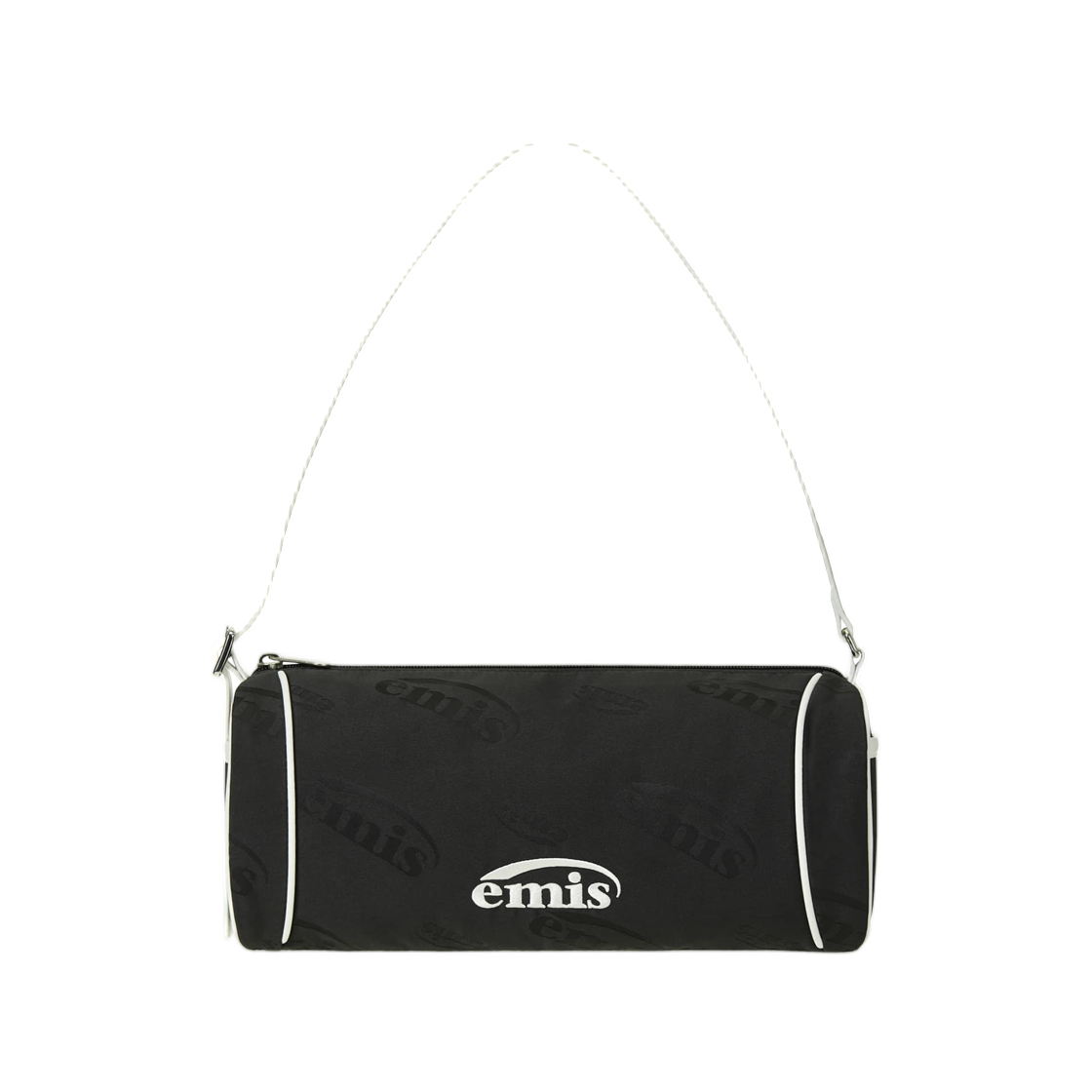 - Emis Logo Jacquard Shoulder Bag Black