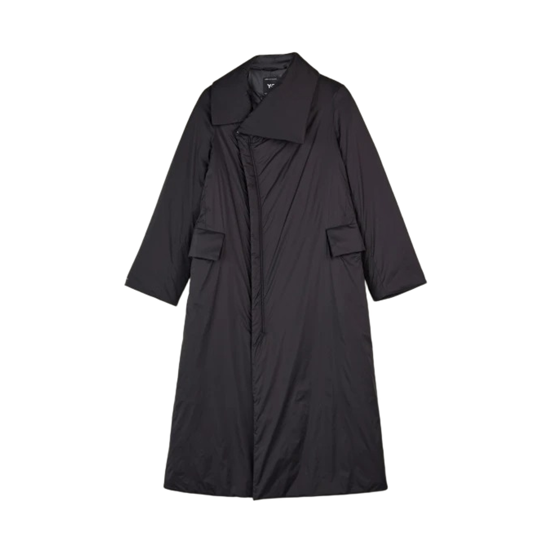 (W) Y-3 패디드 코트 블랙((W) Y-3 Padded Coat Black)