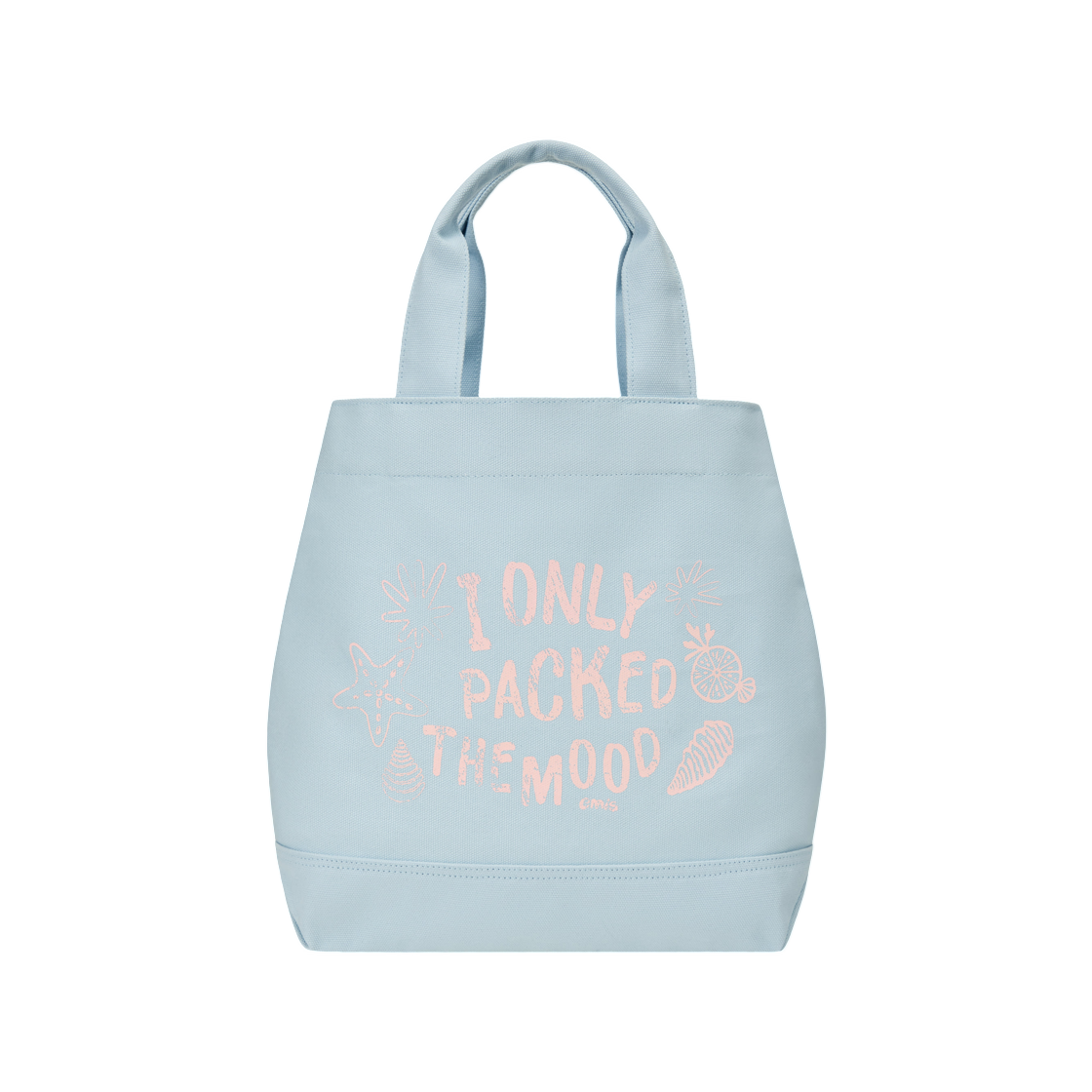 이미스 쿼트 코스탈 토트백 파스텔 블루(Emis Quote Coastal Tote Bag Pastel Blue) - 1