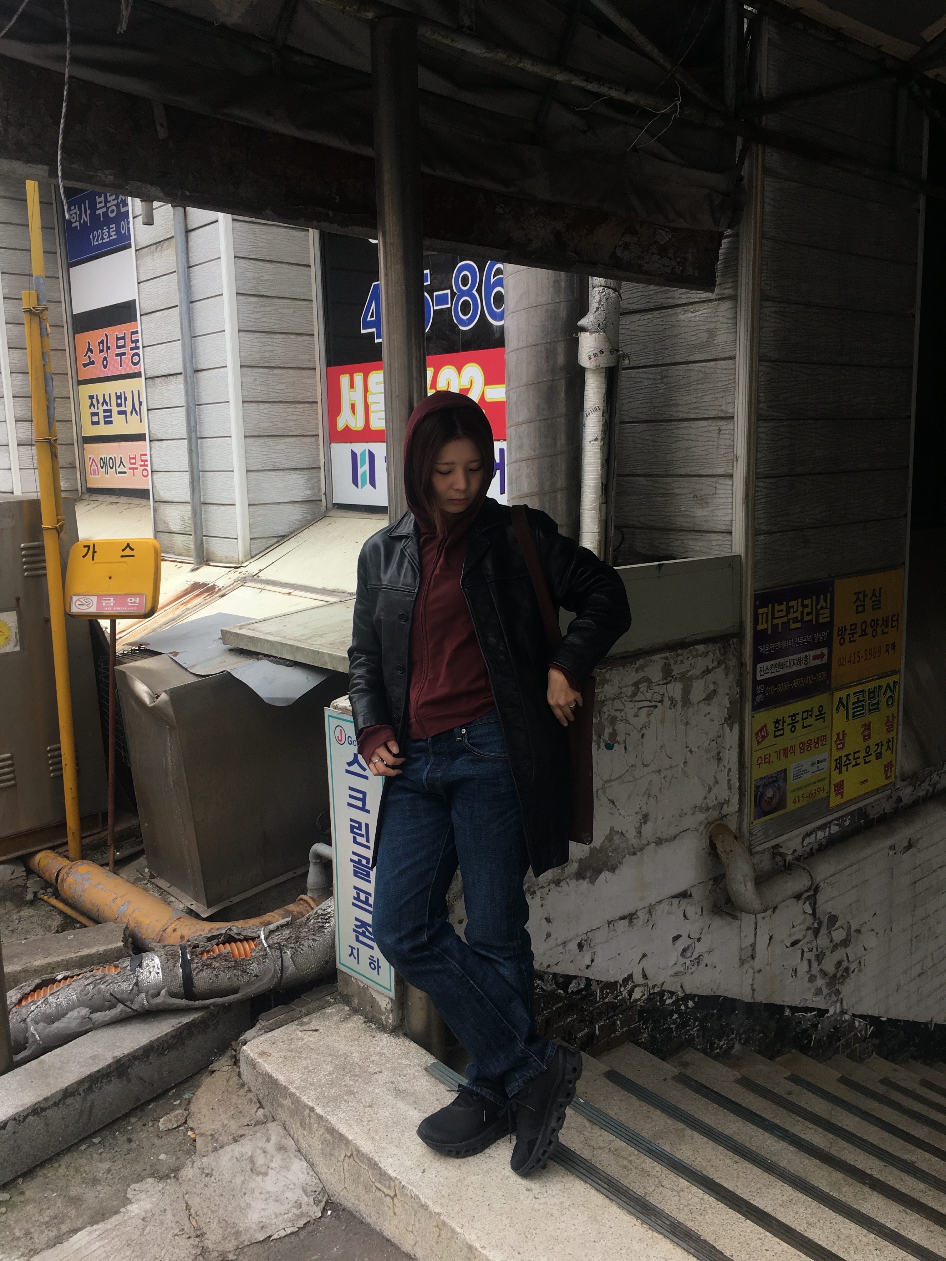 On Running x Post Archive Faction (Paf) Cloudmonster 2 Thorn Brown, (W) On Running x Post Archive Faction (Paf) Cloudmonster 2 Black Magnet 착용 스타일 - 1