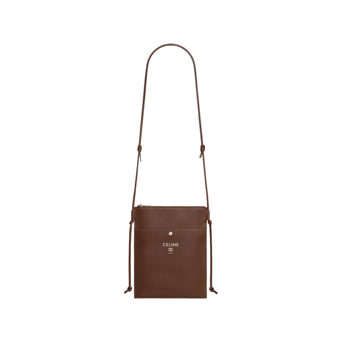 L103B2K05-19KE Celine Sharp Pouch Take Away in Smooth Lambskin Chocolate