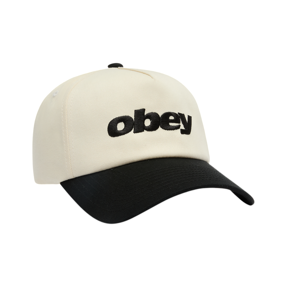 오베이 델타 5 패널 스냅백 블랙 멀티(Obey Delta 5 Panel Snapback Black Multi) - 1