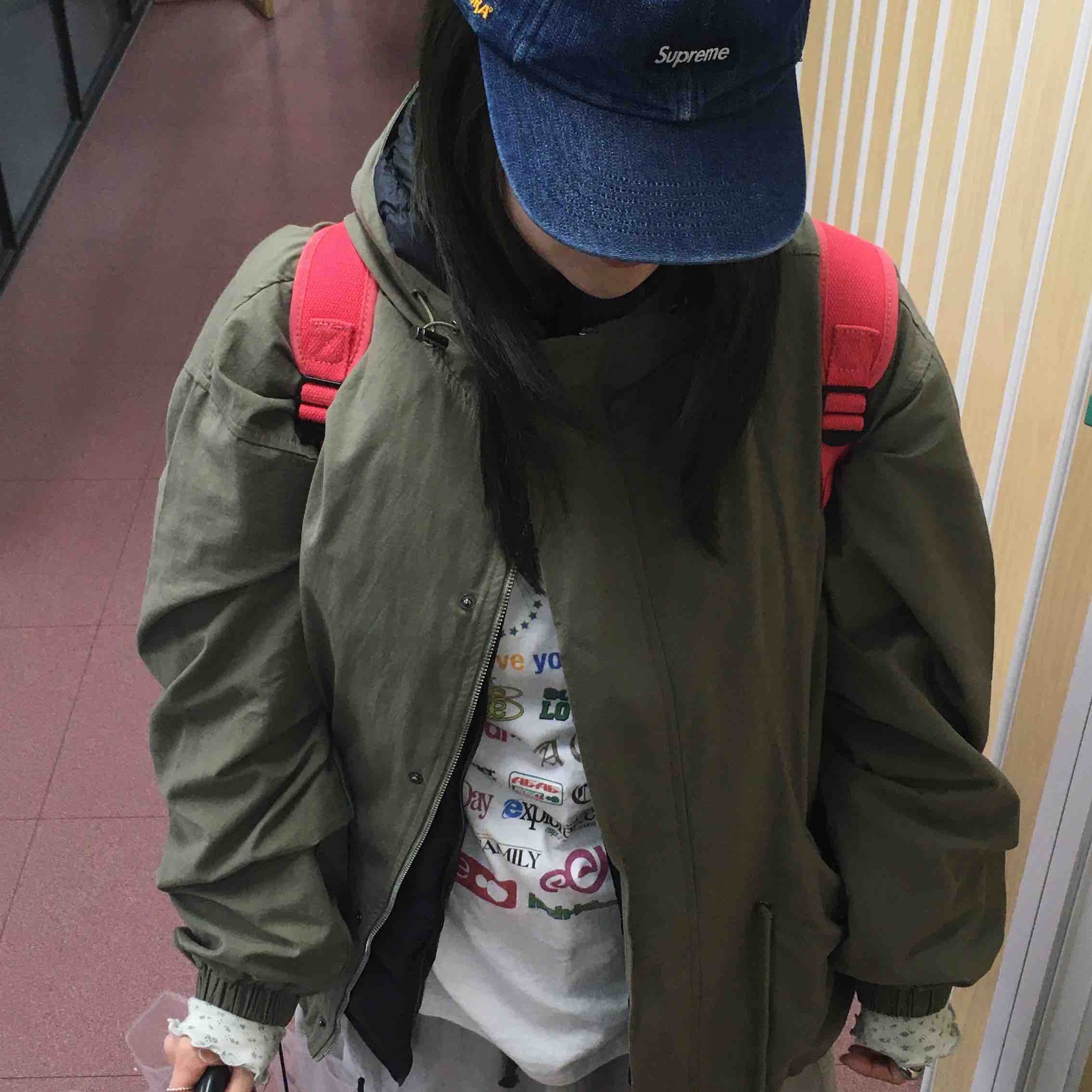 Supreme Cordura Denim Small Box 6-Panel Blue - 24SS, Montbell Superior Down Parka Black 착용 스타일 - 1