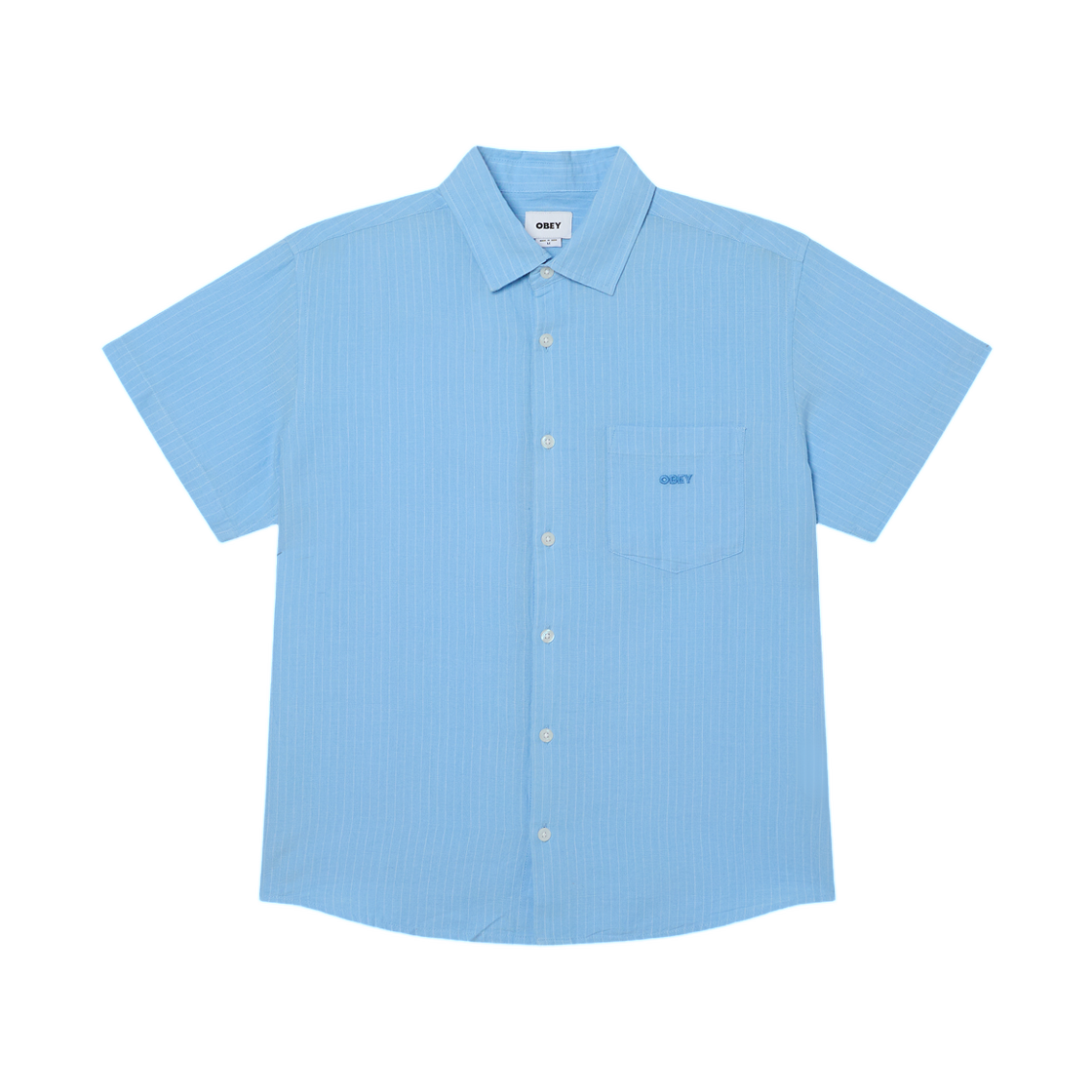 오베이 배리 숏슬리브 셔츠 스카이 블루 멀티(Obey Barry S/S Shirt Sky Blue Multi) - 1