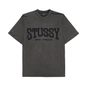 Stussy Burly Stone Washed Tee Black