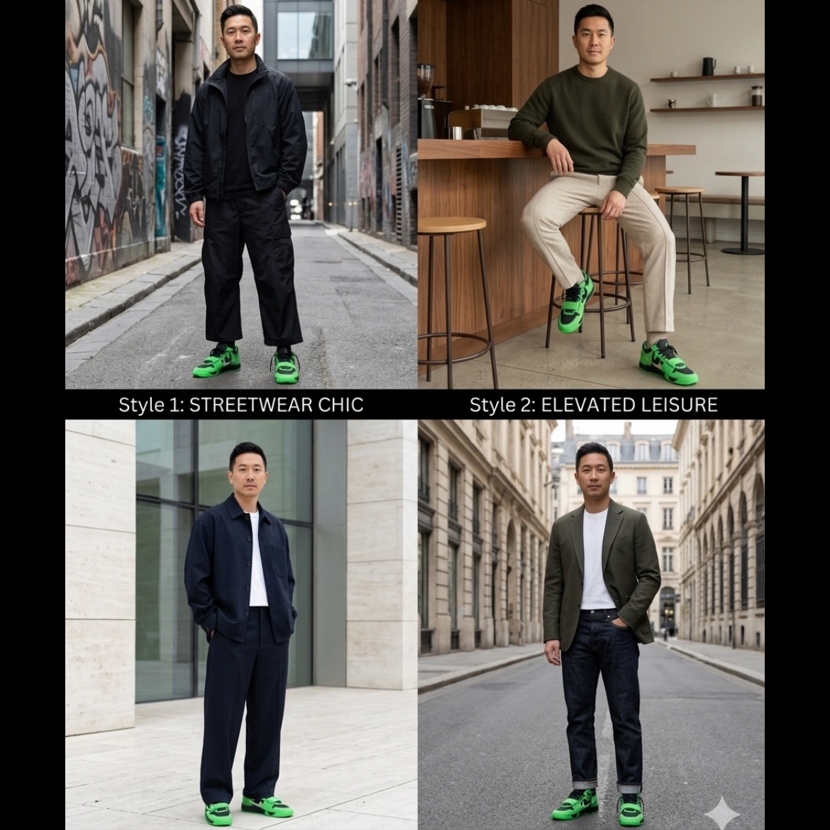 Jordan x Travis Scott Jumpman Jack TR Green Spark Vapor Green 착용 스타일 - 2