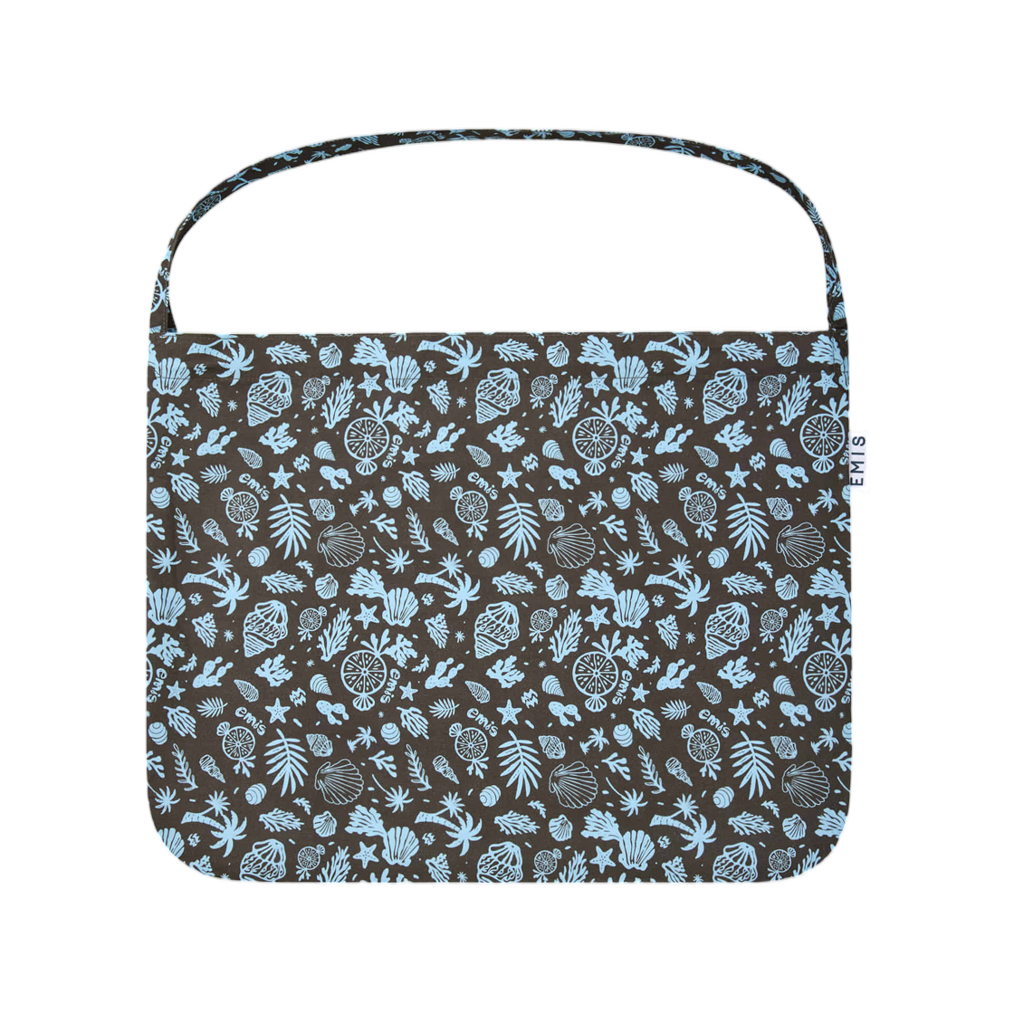 이미스 코스탈 로고 에코 백 브라운(Emis Coastal Logo Eco Bag Brown)