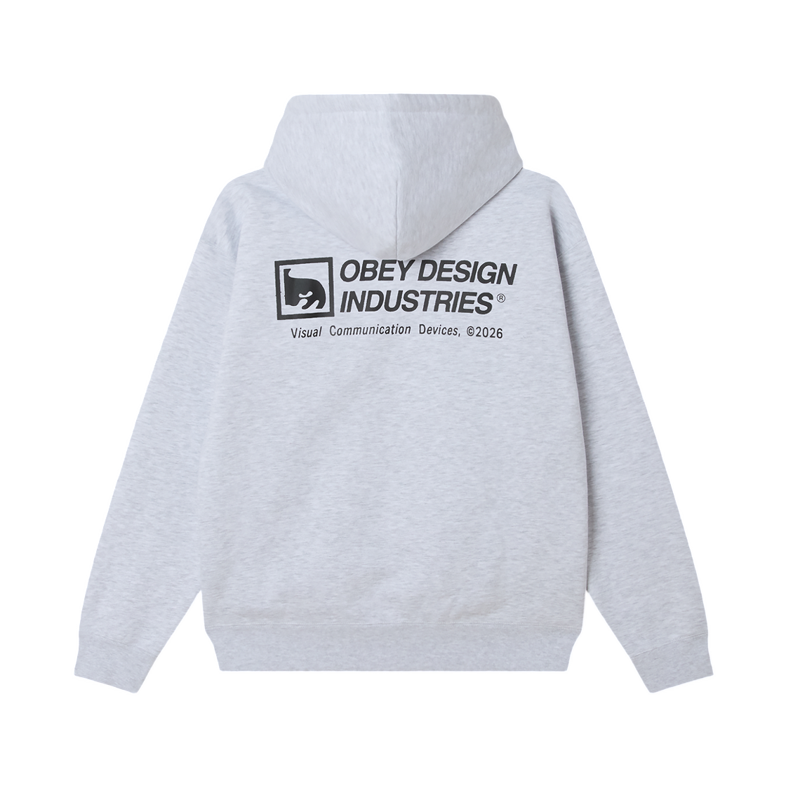 112470268 Obey Design Industries Pullover Ash Grey
