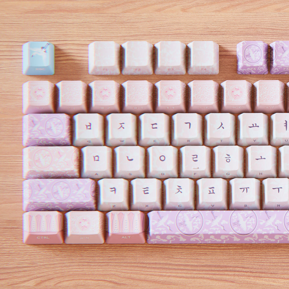 시이닷 고려청자 염료승화 한글 PBT 키캡(C.e.dot  Goryeo Celadon Hangul PBT Keycaps) - 4