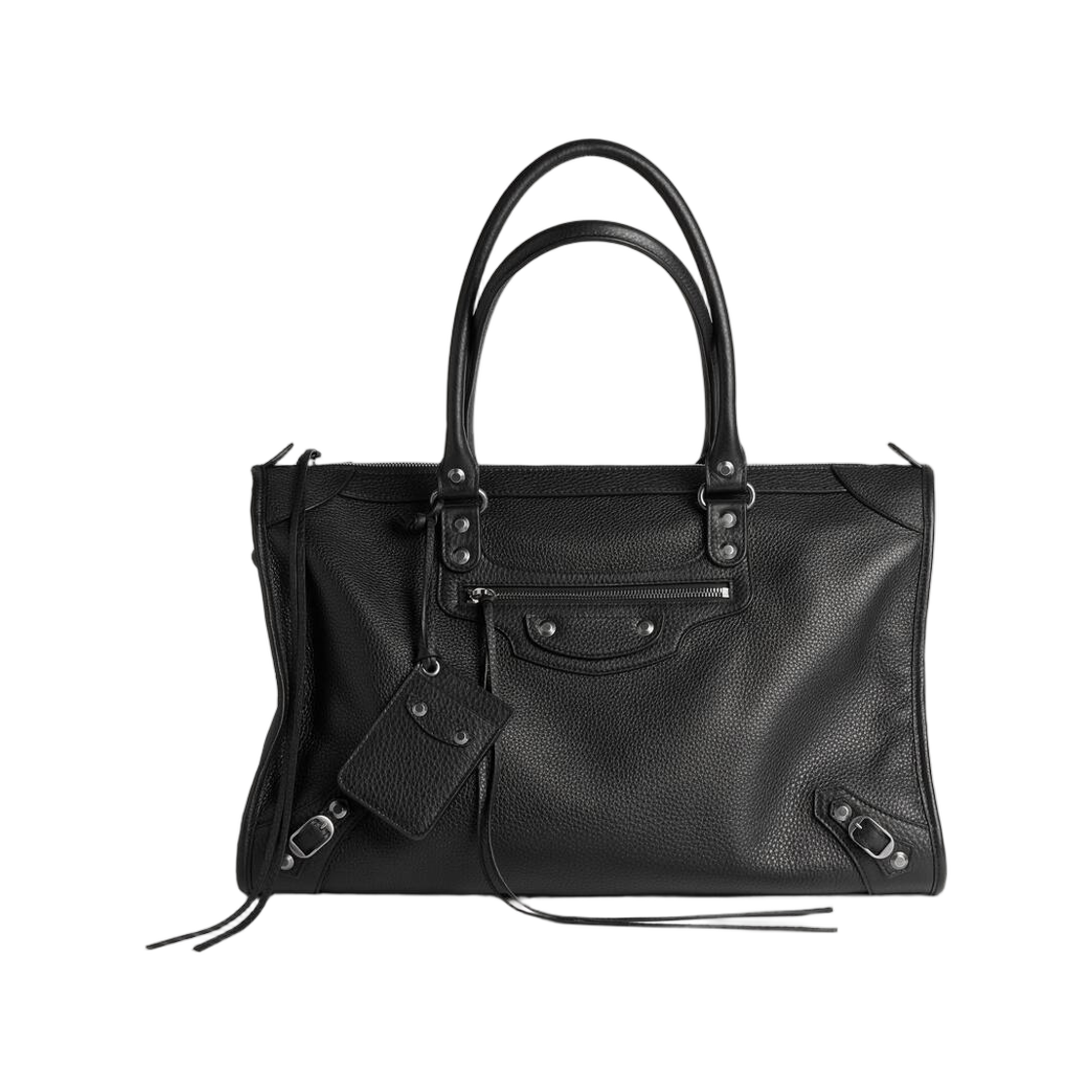8660452ACFO1000 Balenciaga Le City Business Duffle Bag Large In Black