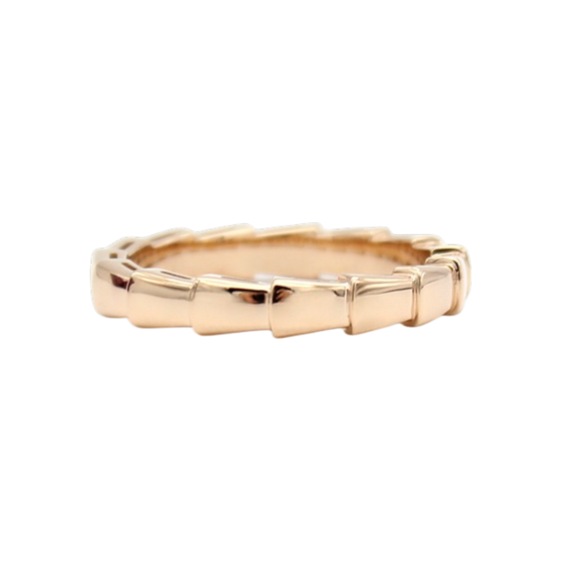 불가리 세르펜티 바이퍼 18K 로즈골드 반지 57호 국내17호 349656(Bulgari Serpenti Viper 18K Rose Gold Ring, Size 57 (US 17))