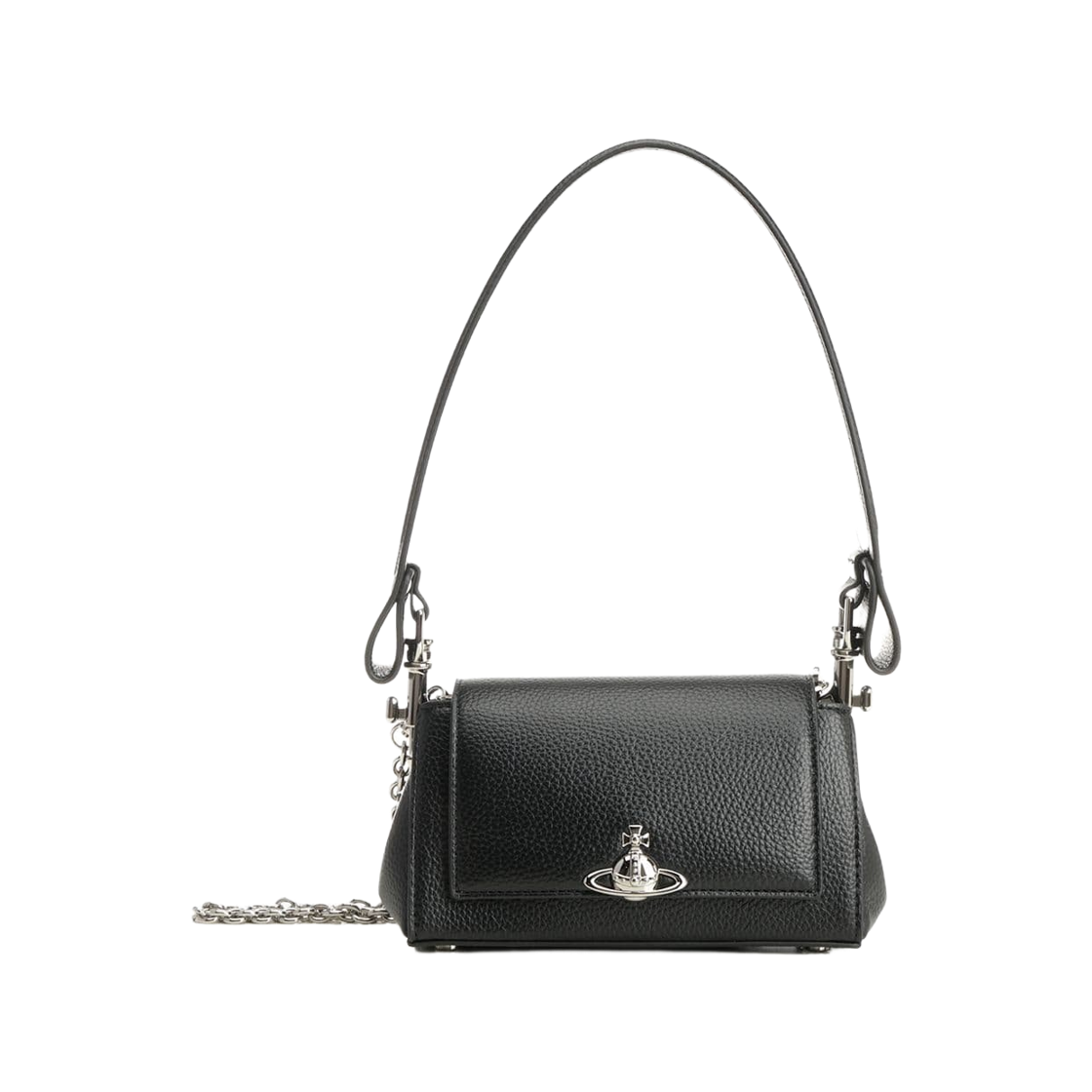 4603000WW-S000D-N403 Vivienne Westwood Hazel Small Hand Bag Black