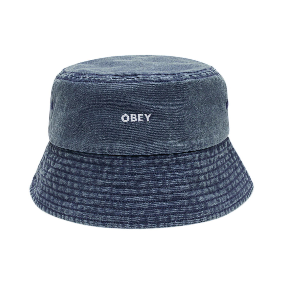 100520096 Obey Bold Pigment Twill Bucket Hat Pigment Navy