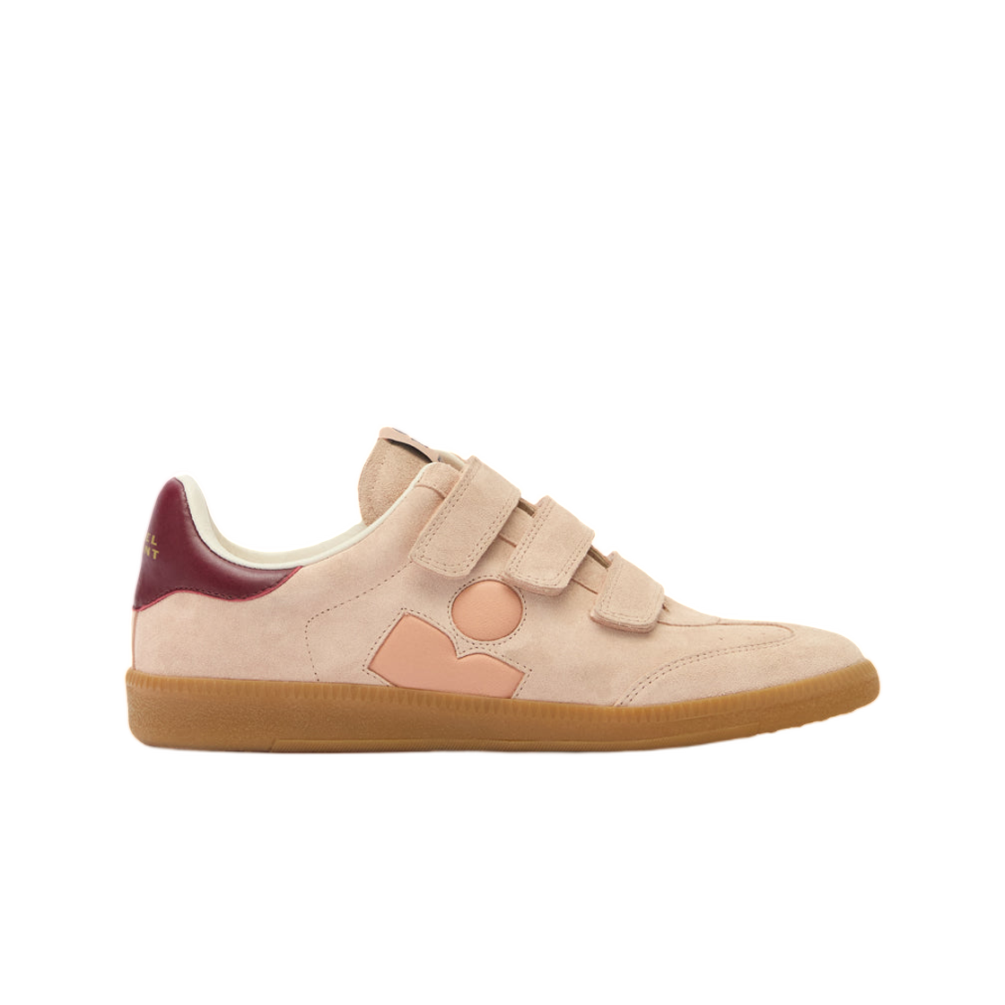 (W) 이자벨 마랑 베스 로우탑 스웨이드 앤 레더 스니커즈 페일 핑크 피치 - 26SS((W) Isabel Marant Beth Low-Top Suede and Leather Sneakers Pale Pink Peach - 26SS)