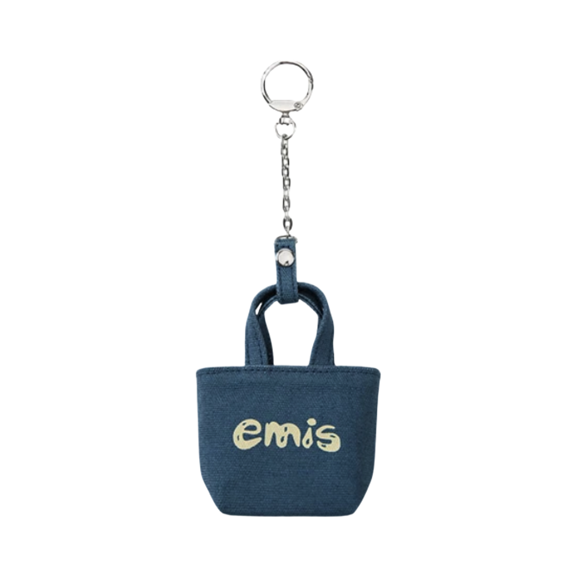 이미스 로고 토트백 키링 블루(Emis Logo Tote Bag  Keyring Blue) - 1