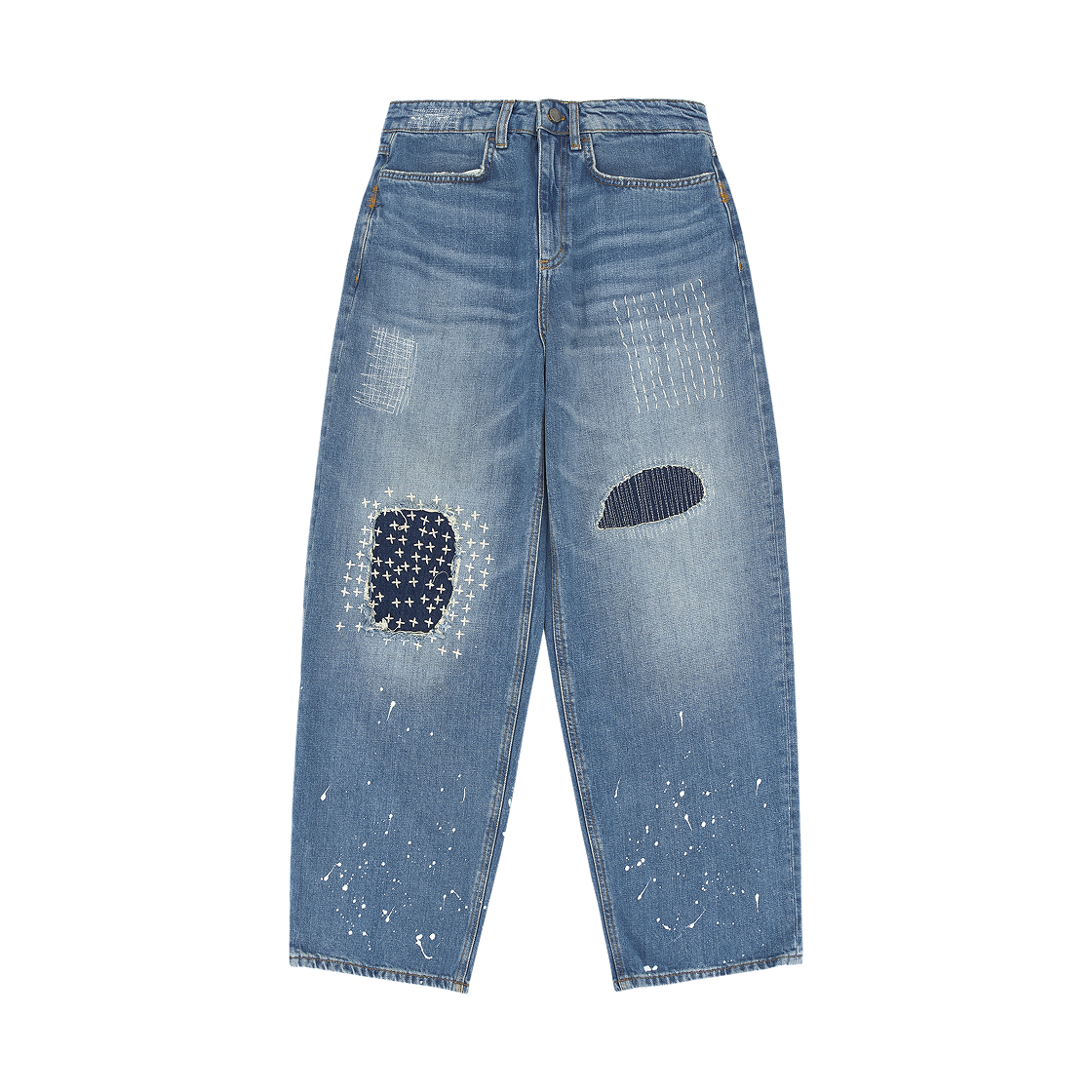 자라 x 아더에러 패치워크 진 블루(Zara x Ader Error Patchwork Jeans Blue)